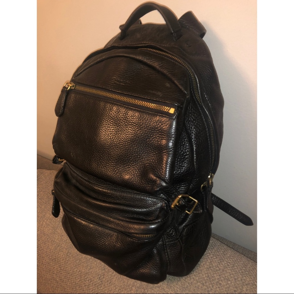 Coach Leather Backpack